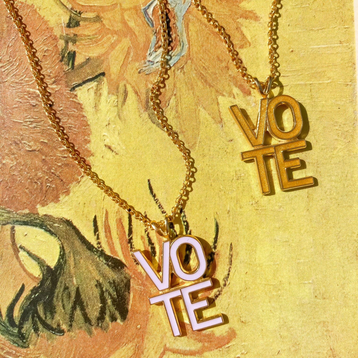 Vote Necklace | Lilac