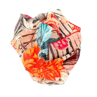 Cotton Silk Scarf | Floral