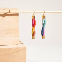 Twist Earrings | Rainbow