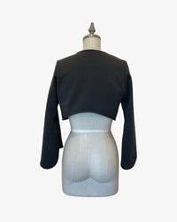 Tulip Bolero | Luxe Graphite French Terry