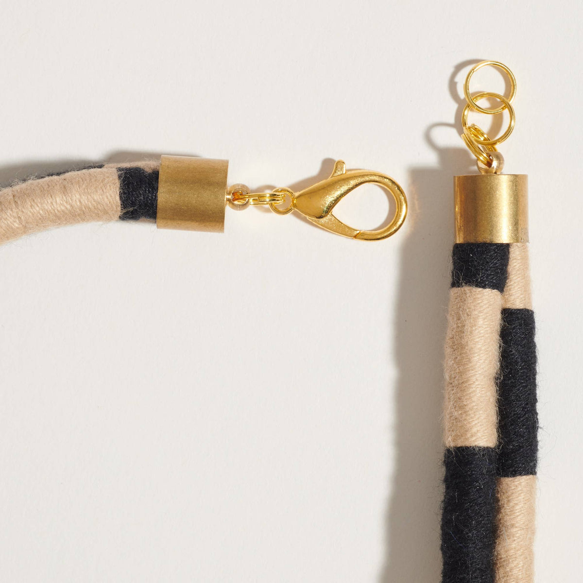 Checkered Double Dragon Necklace