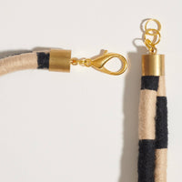 Checkered Double Dragon Necklace