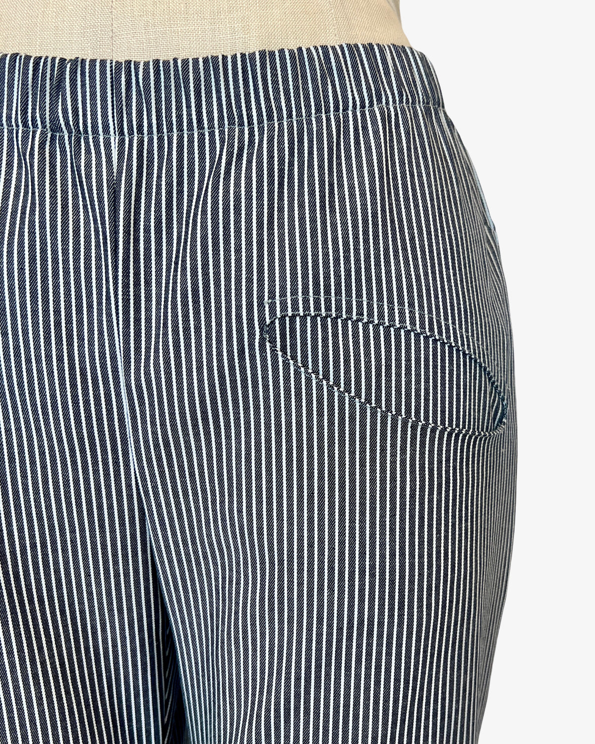 Pocket Capri | Railroad Stripe