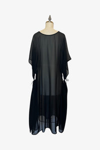 Convertible Lisbon Dress | Sheer Black