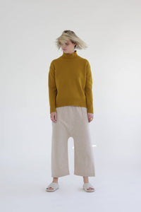 Cashmere Wool Knit Pants | Oatmeal