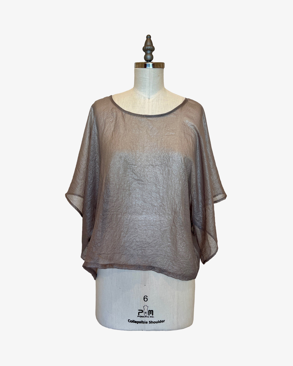 Lisbon Top | Sheer Champagne Shimmer
