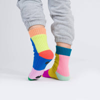 Mismatch House Socks | Rainbow