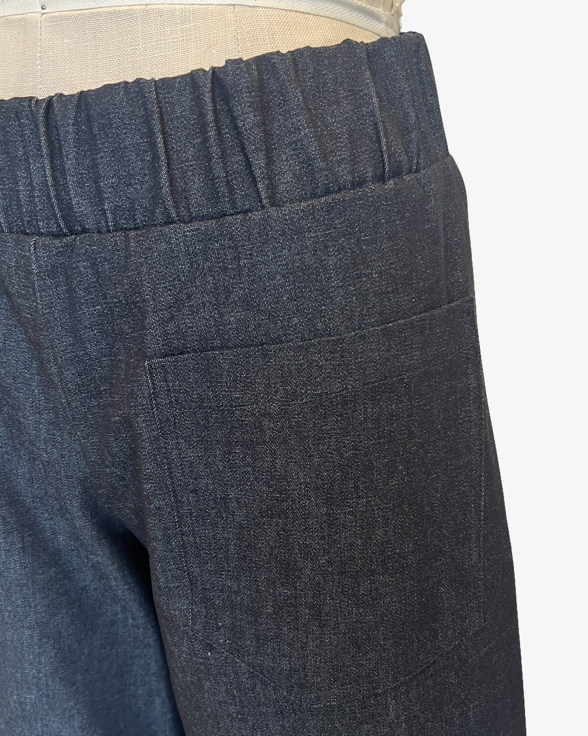 Step Stitch Crop Pants V2 | Stretch Denim