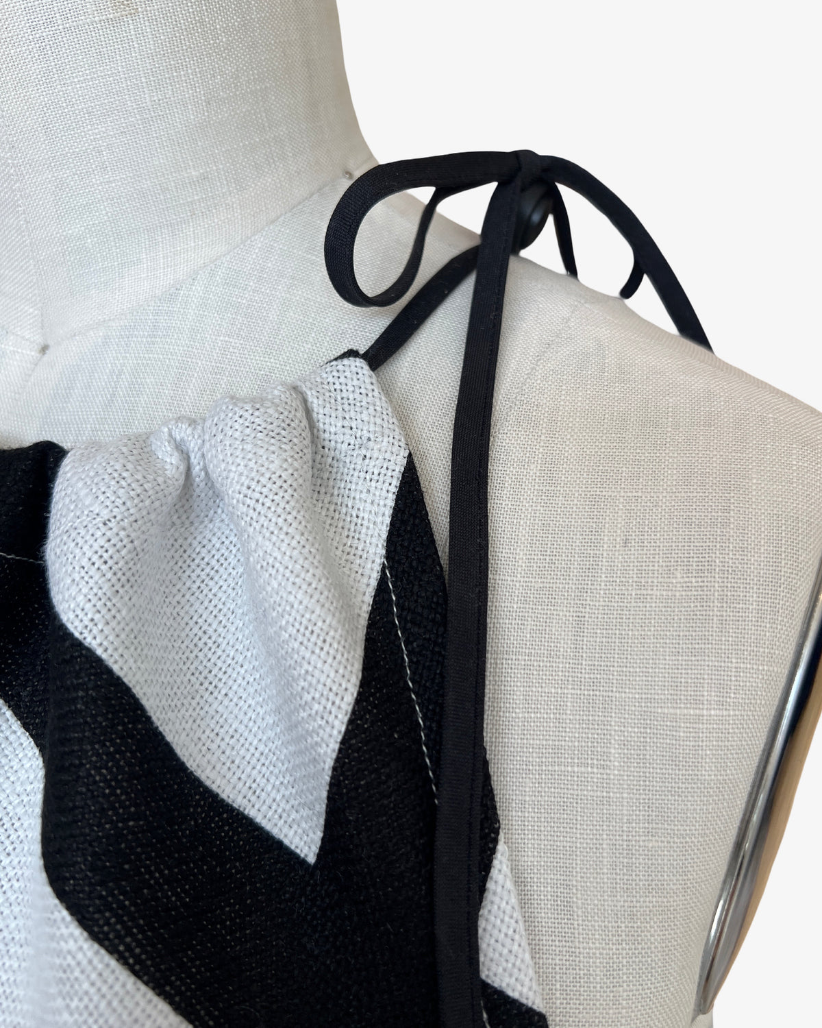 Linen Bias Halter Top | Painted Windowpane