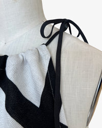 Linen Bias Halter Top | Painted Windowpane