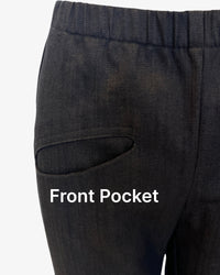 Pocket Capri | Dark Denim