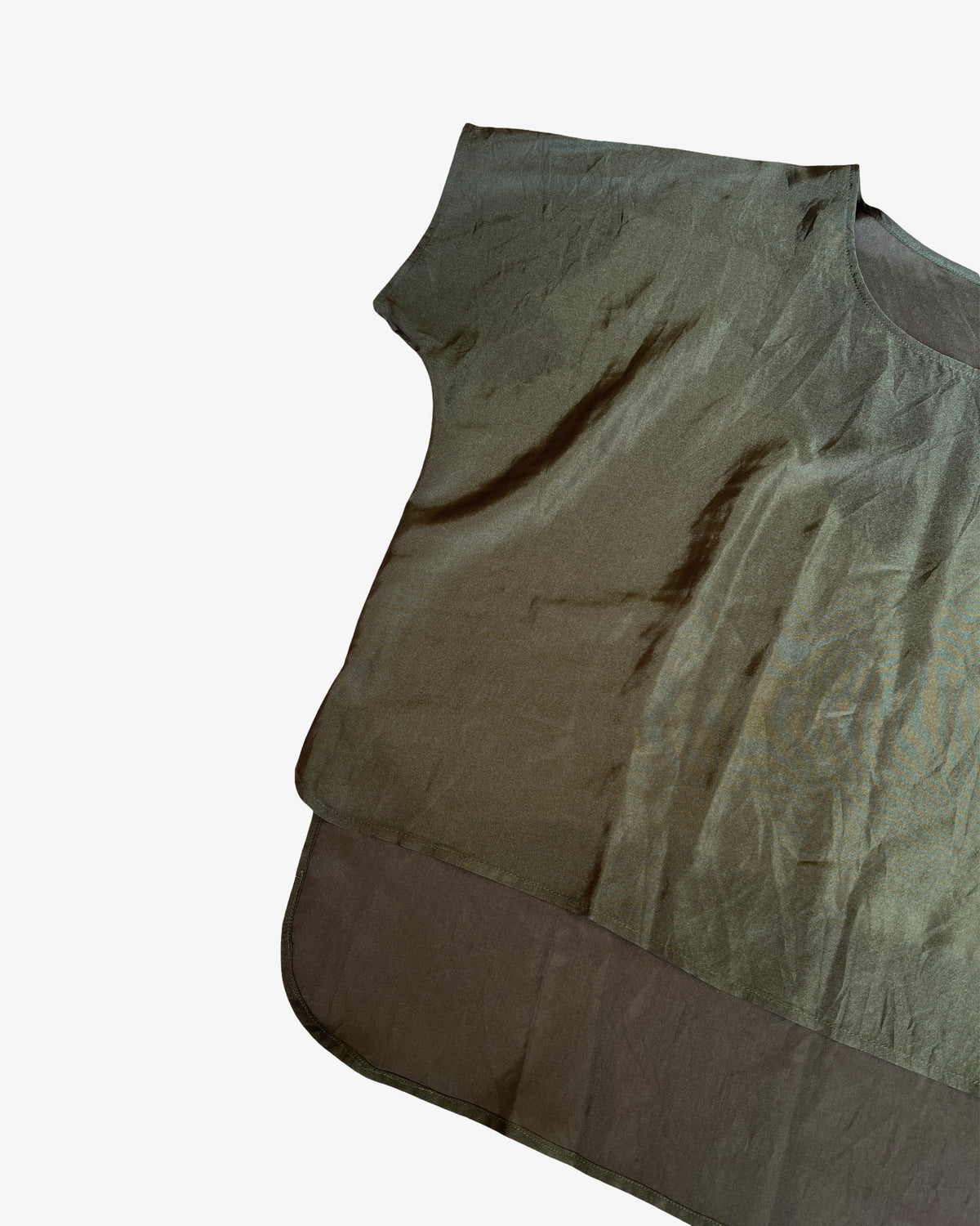 Cropped Easy Tee | Algae Shimmer