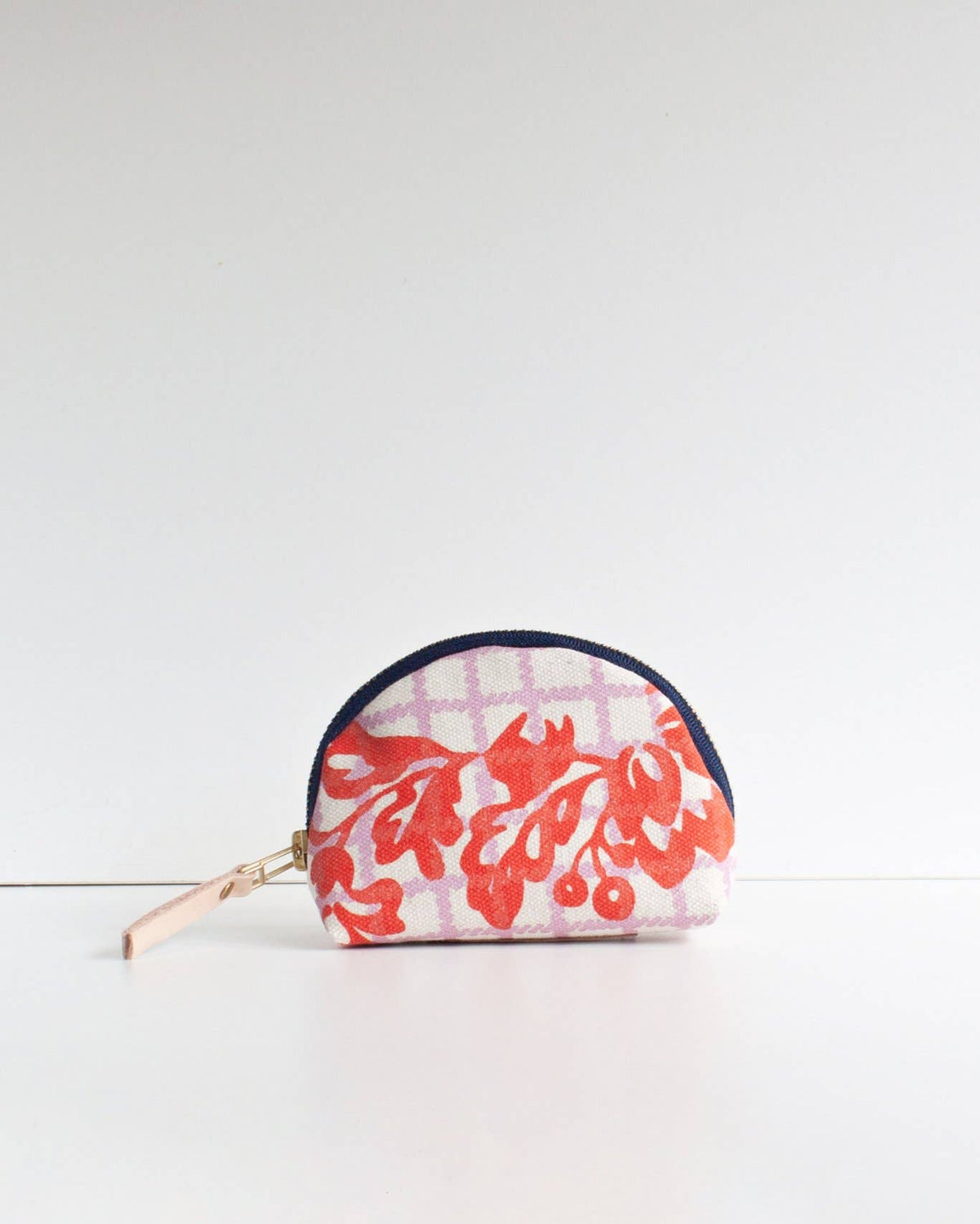 Darlene Zip Pouch | Orange + Lilac Betty