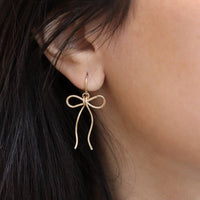 Coquette Bow Earrings | 14k Gold Fill