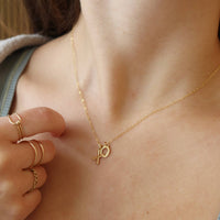 XO Necklace | 14k Gold Fill