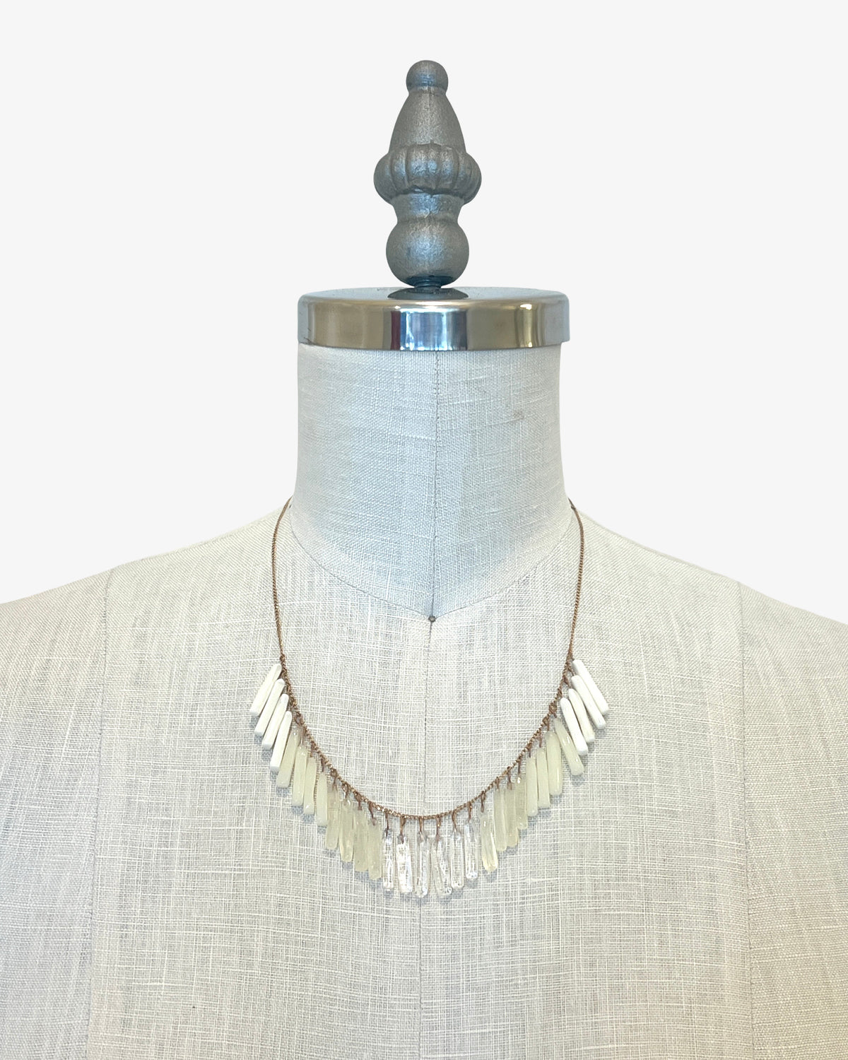 Gatsby Vamp Ombre Necklace | Ombre Ivory