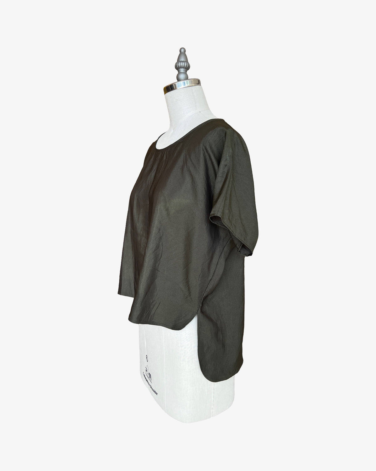 Cropped Easy Tee | Algae Shimmer