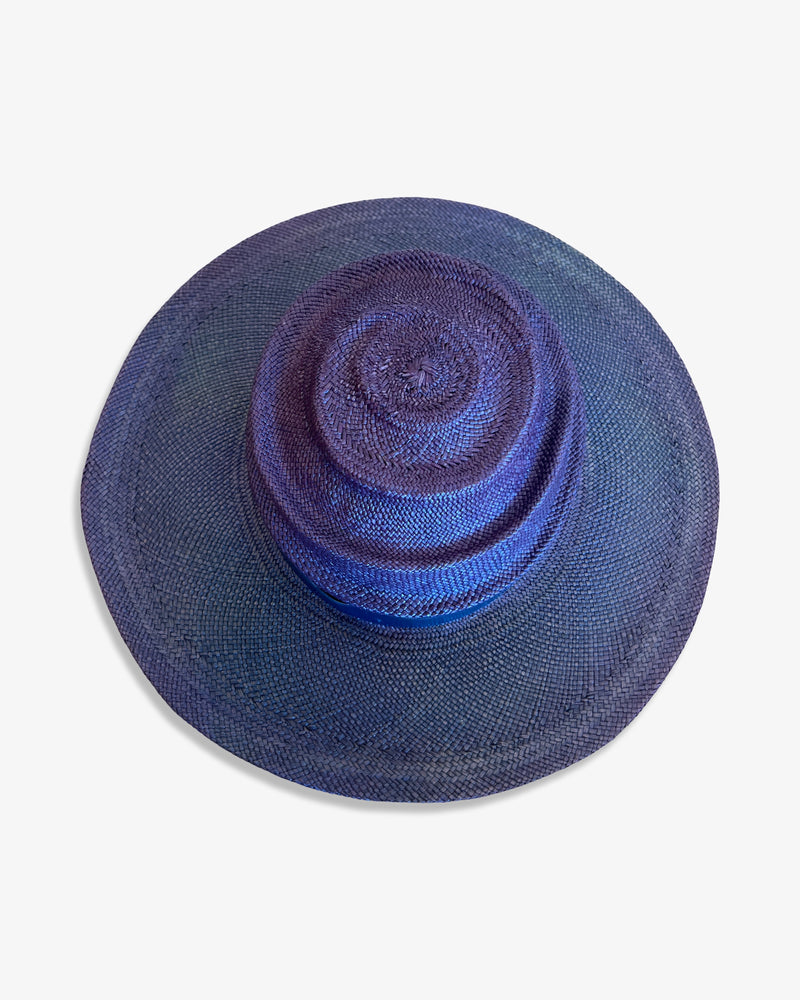 Wisteria Hand Sculpted Panama Straw Hat