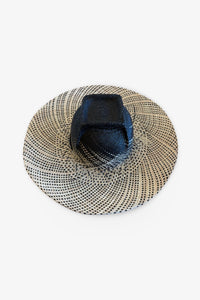 Robin Hand Sculpted Hat | Black Swirl Cream