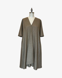 SALE Linen Rorschach Dress | Champagne