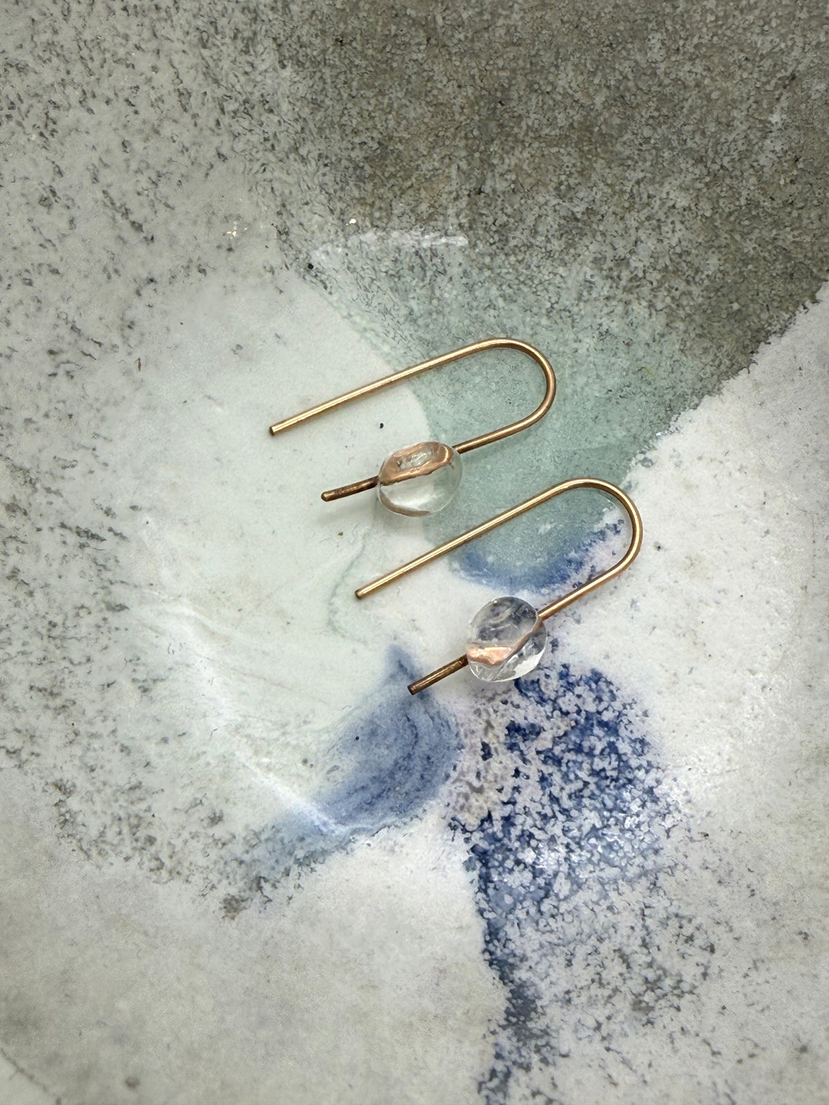Small Sticks & Stones Earring | Clear