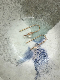 Small Sticks & Stones Earring | Clear
