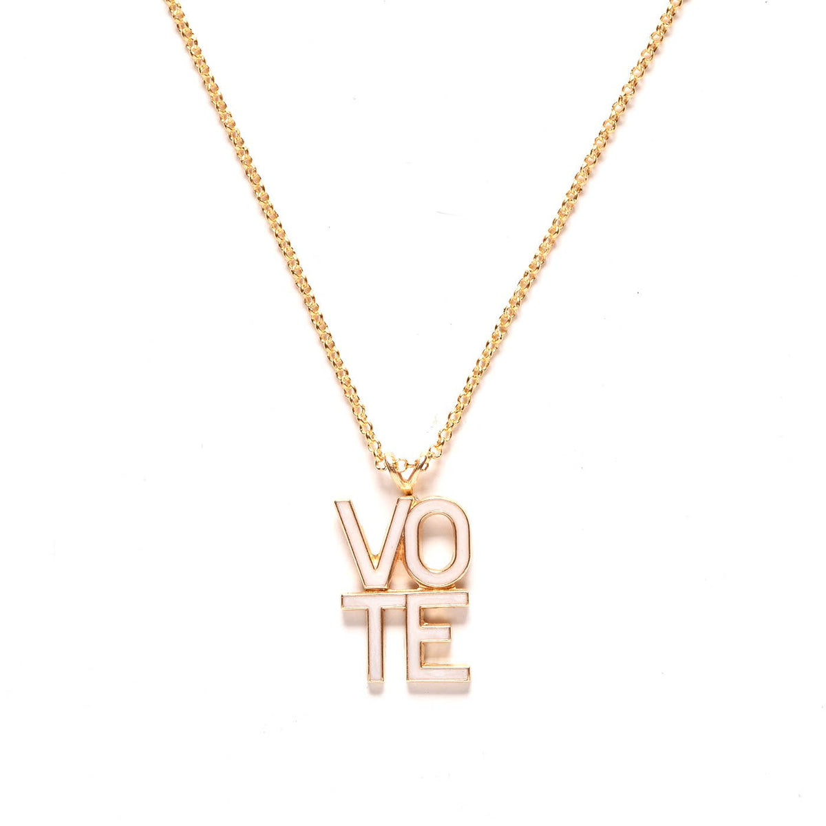 Vote Necklace | Pearl