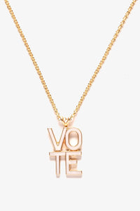 Vote Necklace | Pearl