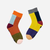 Mismatch House Socks | Desert