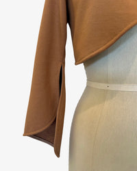 Tulip Bolero | Luxe Caramel French Terry