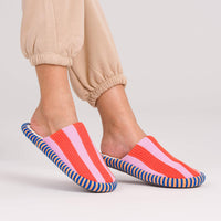 Super Stripe Slide Slippers | Poppy Lilac