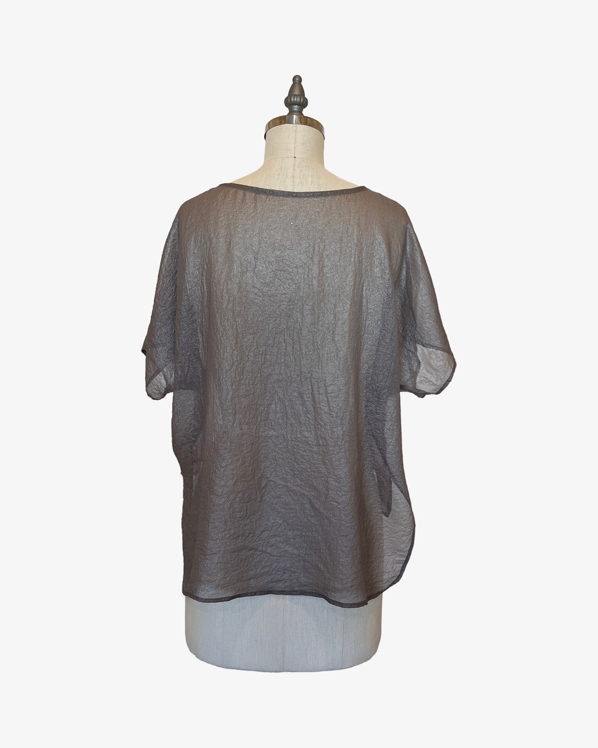 Cropped Easy Tee | Sheer Champagne Shimmer