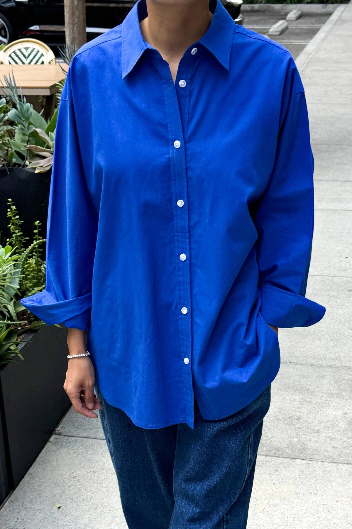 Light Weight Owen Shirt |Cobalt