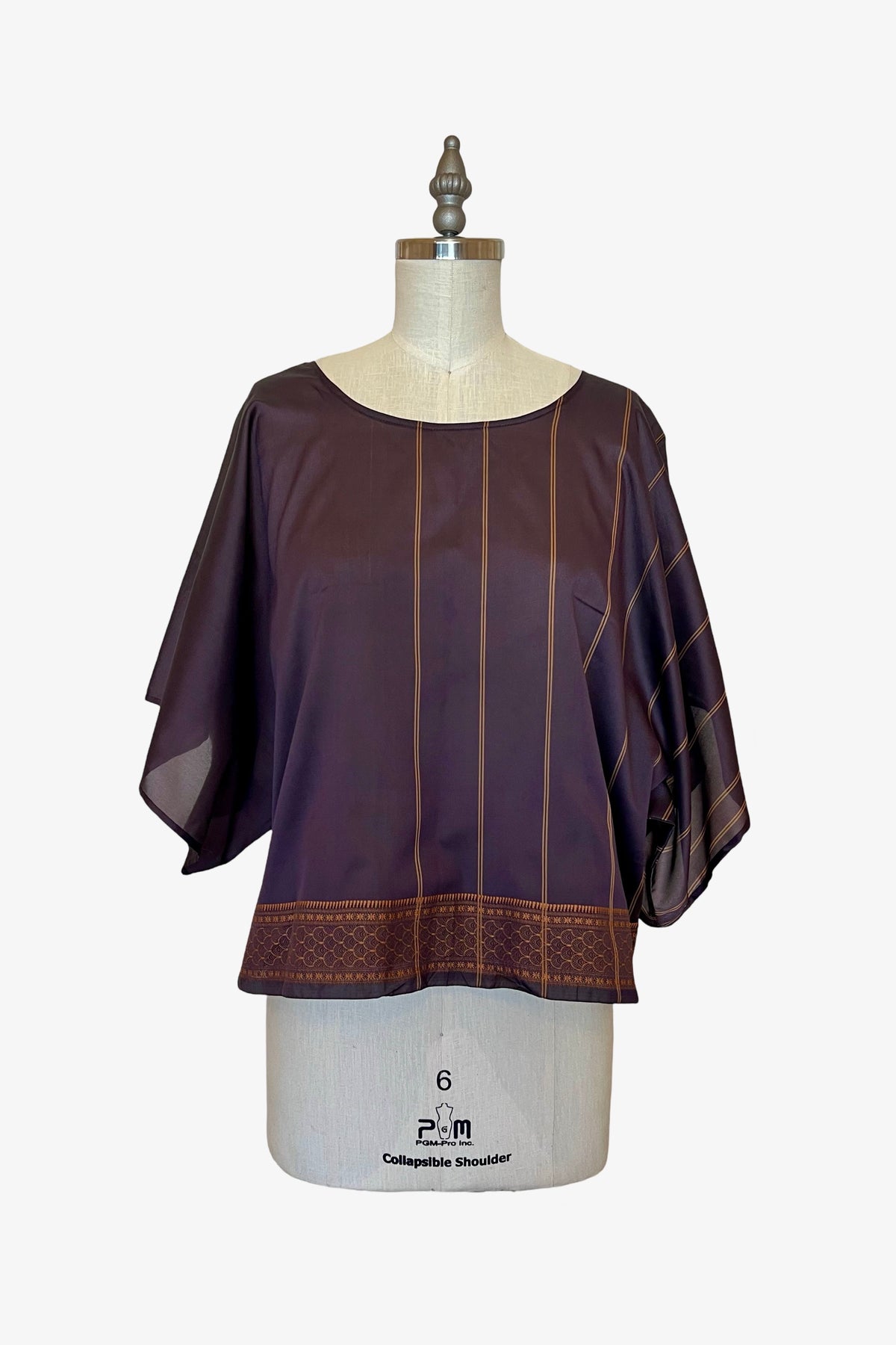 Lisbon Top | Aubergine Saree