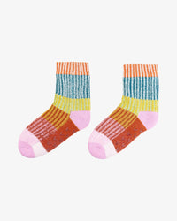 Mosaic House Socks | Rust Lilac