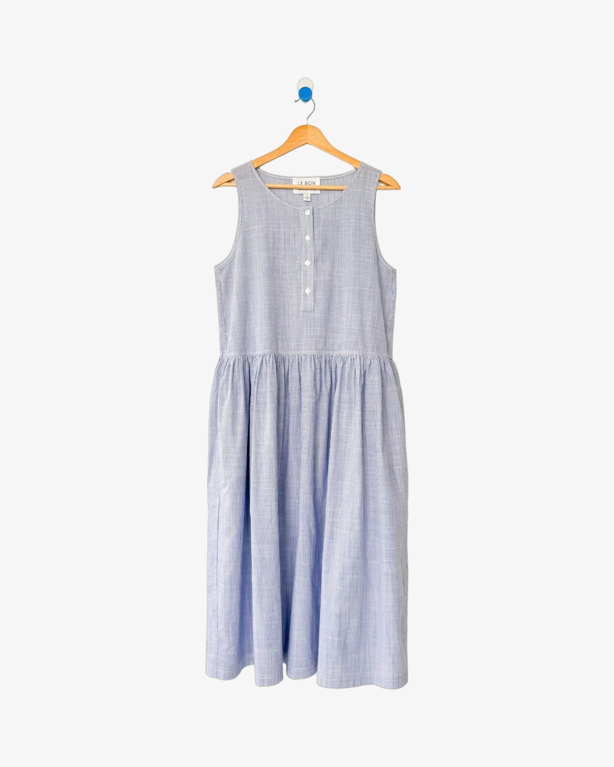 Marianne Dress | Blue Stripe