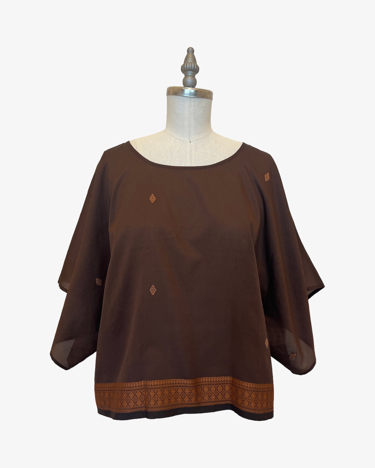 Lisbon Top | Golden Walnut Saree