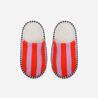 Super Stripe Slide Slippers | Poppy Lilac