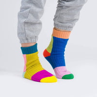 Mismatch House Socks | Rainbow