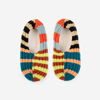 Patchwork Stripe Rib Slippers | Sport