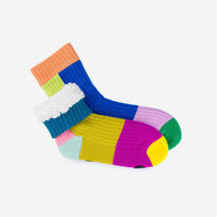 Mismatch House Socks | Rainbow