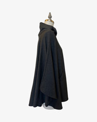 Tortuga Poncho | Charcoal French Terry