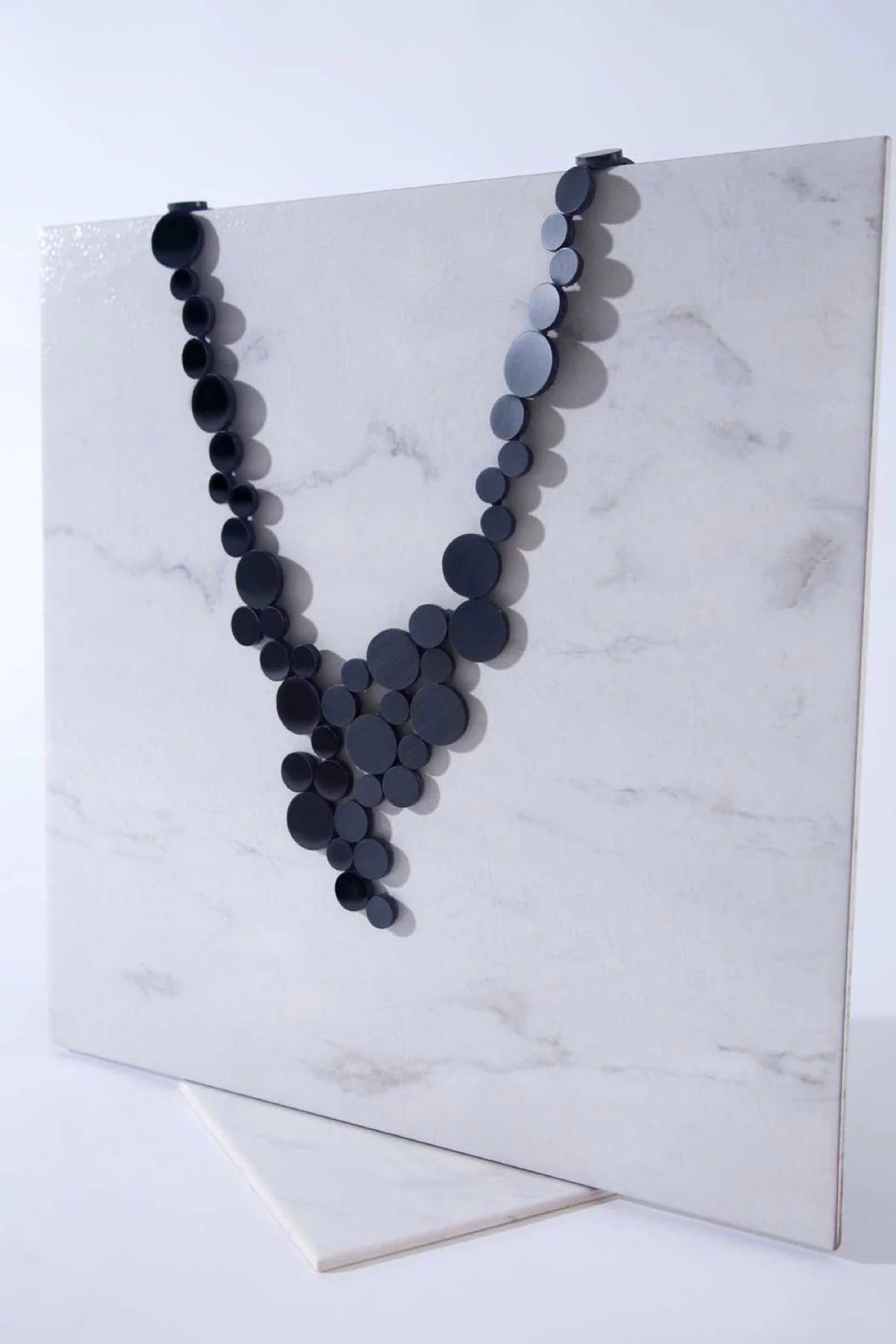 Abstraction V Necklace | Black