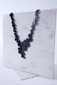 Abstraction V Necklace | Black