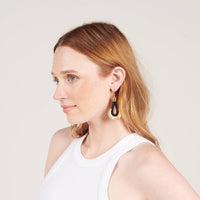 Crescent Earrings | Noir Cotton