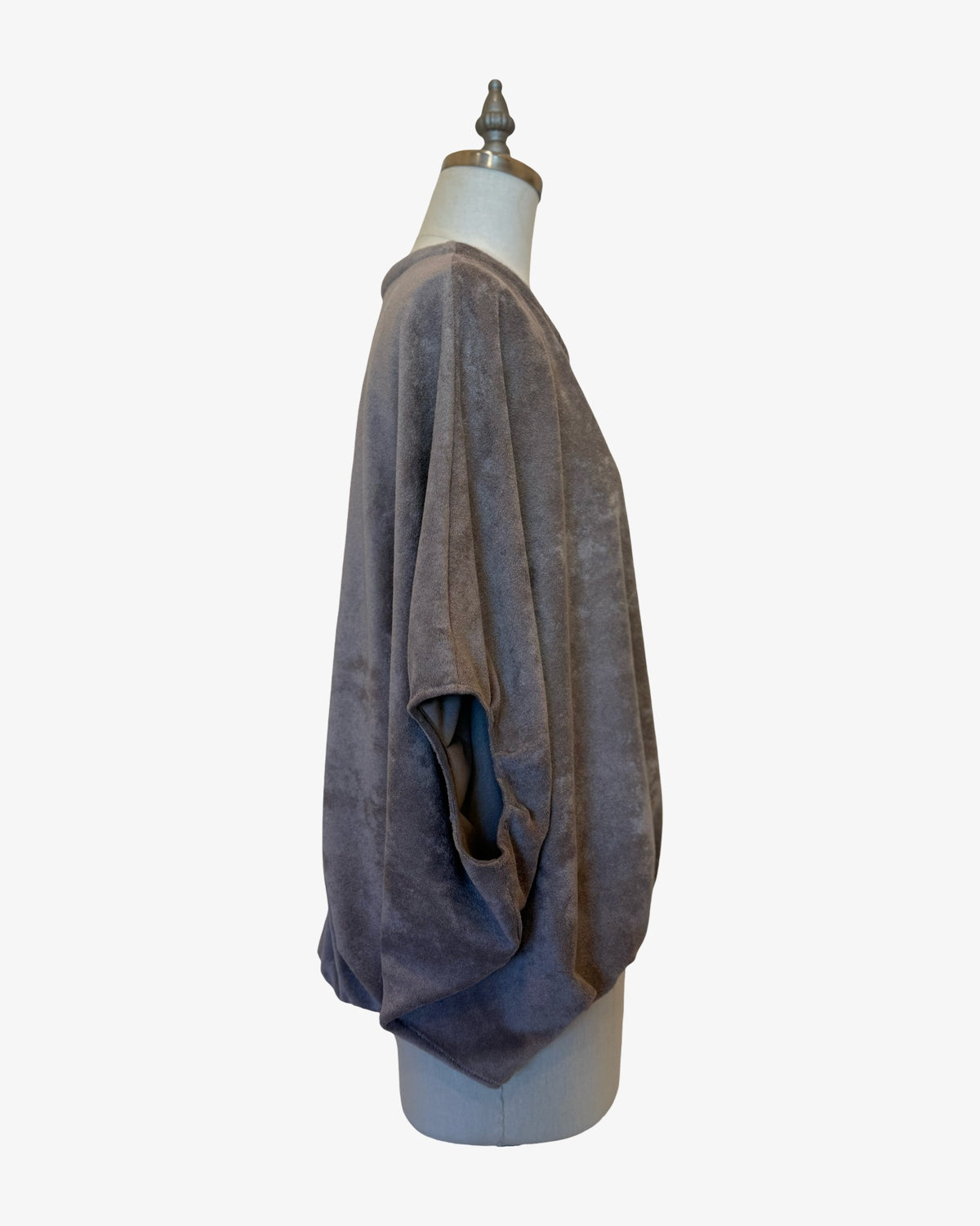 Teshima Bubble Top | Birch Fleece