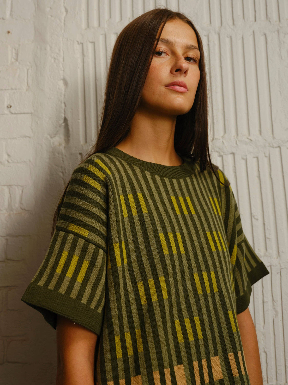 Bauhaus S/S Sweater Tee | Prasiolite