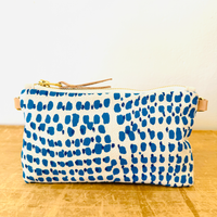 Wristlet Ellie Bag | Royal Double Dot