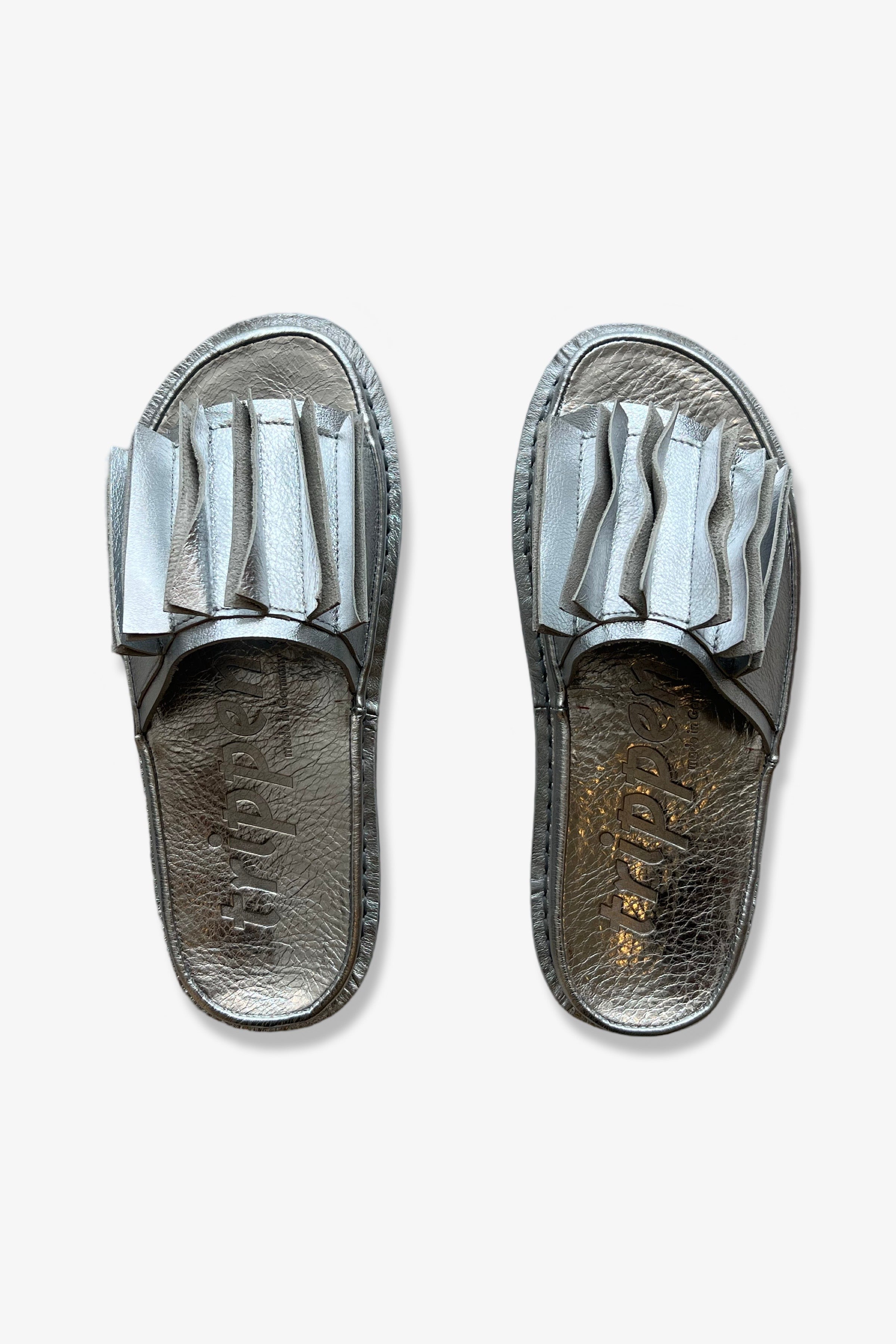 Trippen Slate Sandal | Silver – Carol Young | Undesigned