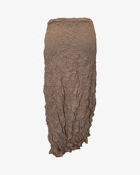 Moth Asymmetrical Long Skirt | Latte